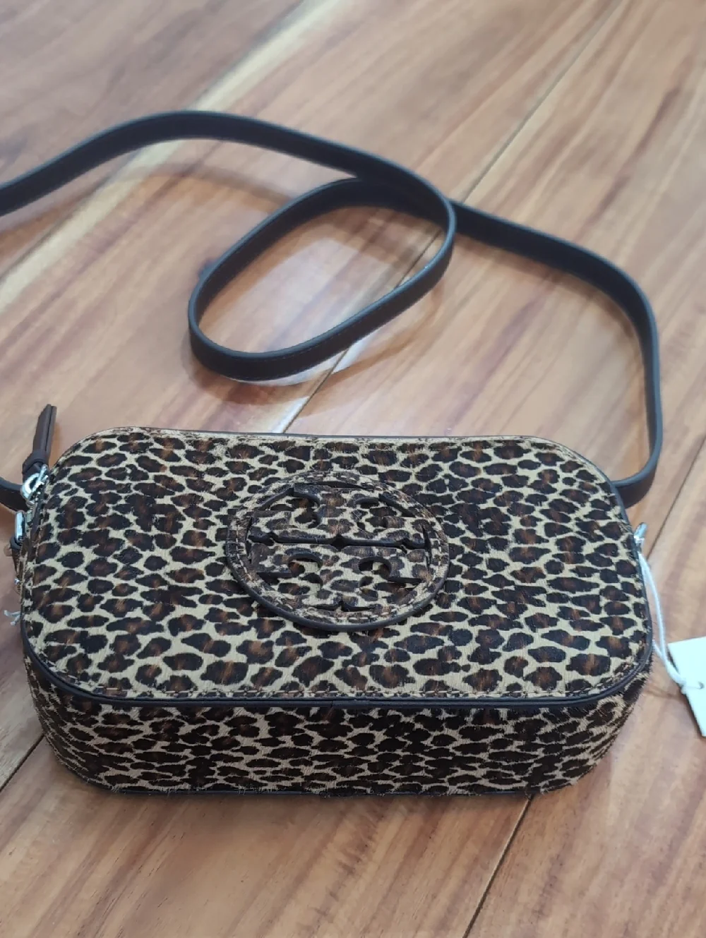 Tory Burch Miller Mini Leopard Print Calf Hair Crossbody + Dust & Gift Bag Nwt❤️